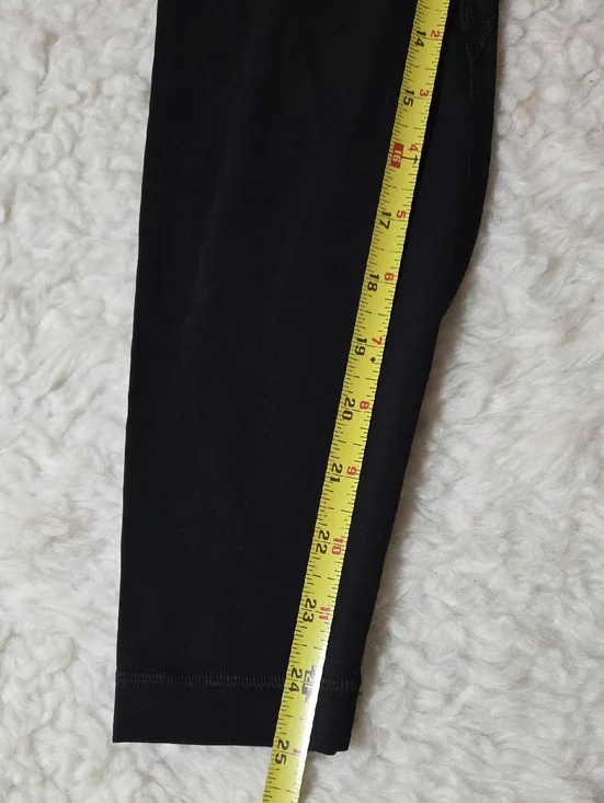 Lululemon Align Low-Rise Pant 25" Sz 6 Black - Picture 12 of 12